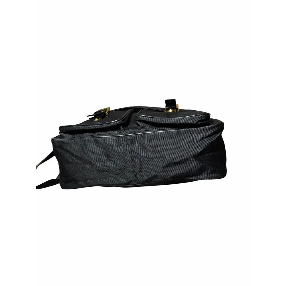 Fendi Messenger Bag AUTHENTIC Black Shoulder Crossbody Nylon EXCELLENT Condit